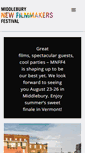 Mobile Screenshot of middfilmfest.org