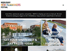 Tablet Screenshot of middfilmfest.org